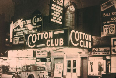 Harlem Cotton club marquee